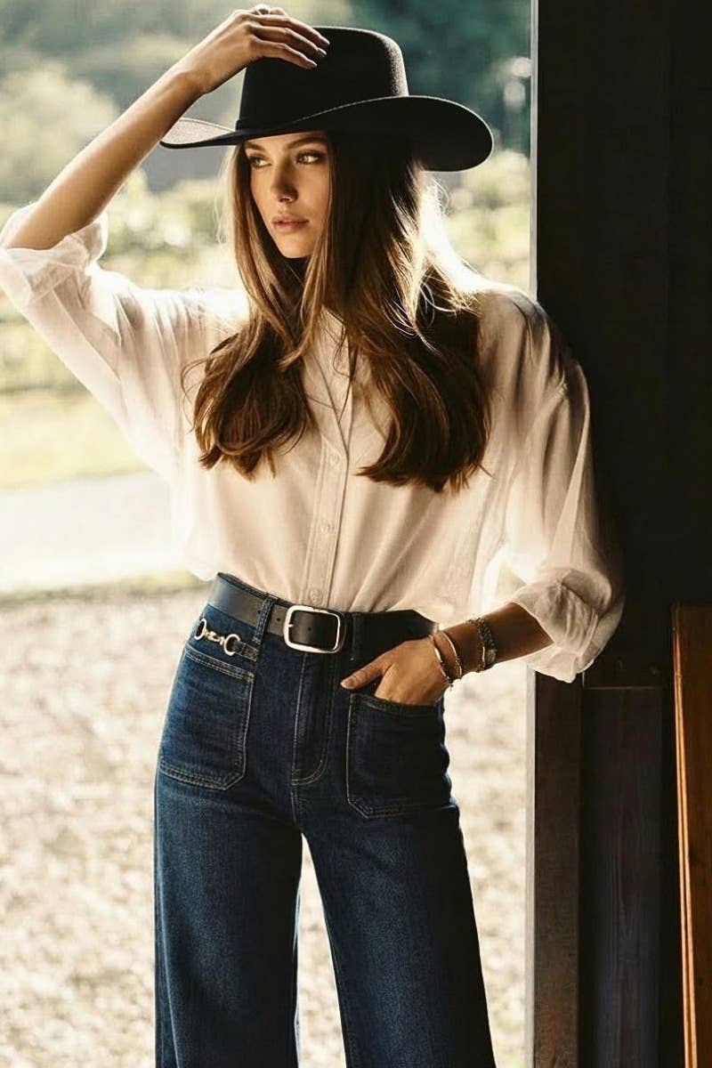 High Rise Tummy Control Denim