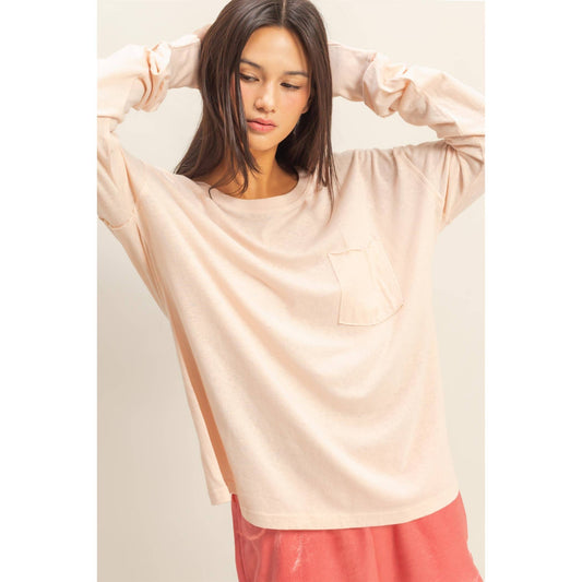 Long Sleeve Pocket T-Shirt