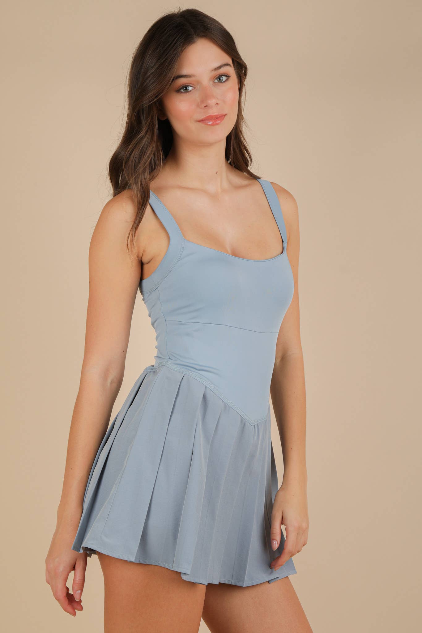 Pleated Skirt Activewear Dress