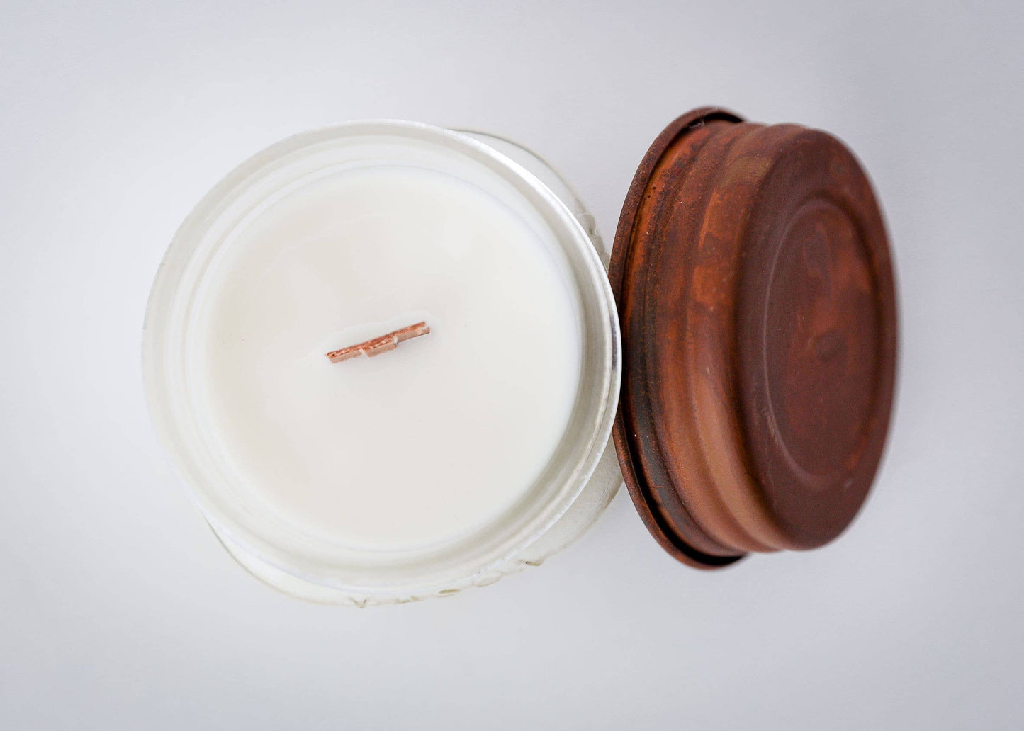 Pineapple Sage Soy Wax Candle - Wood Wick