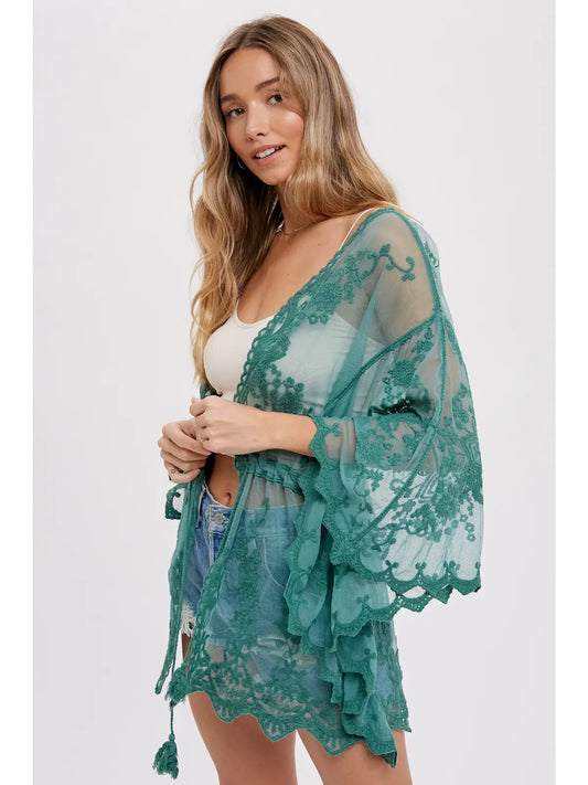Boho Lace Kimono