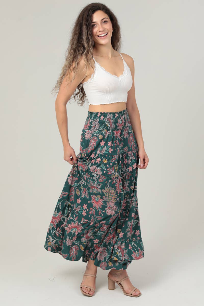 Floral Maxi Skirt