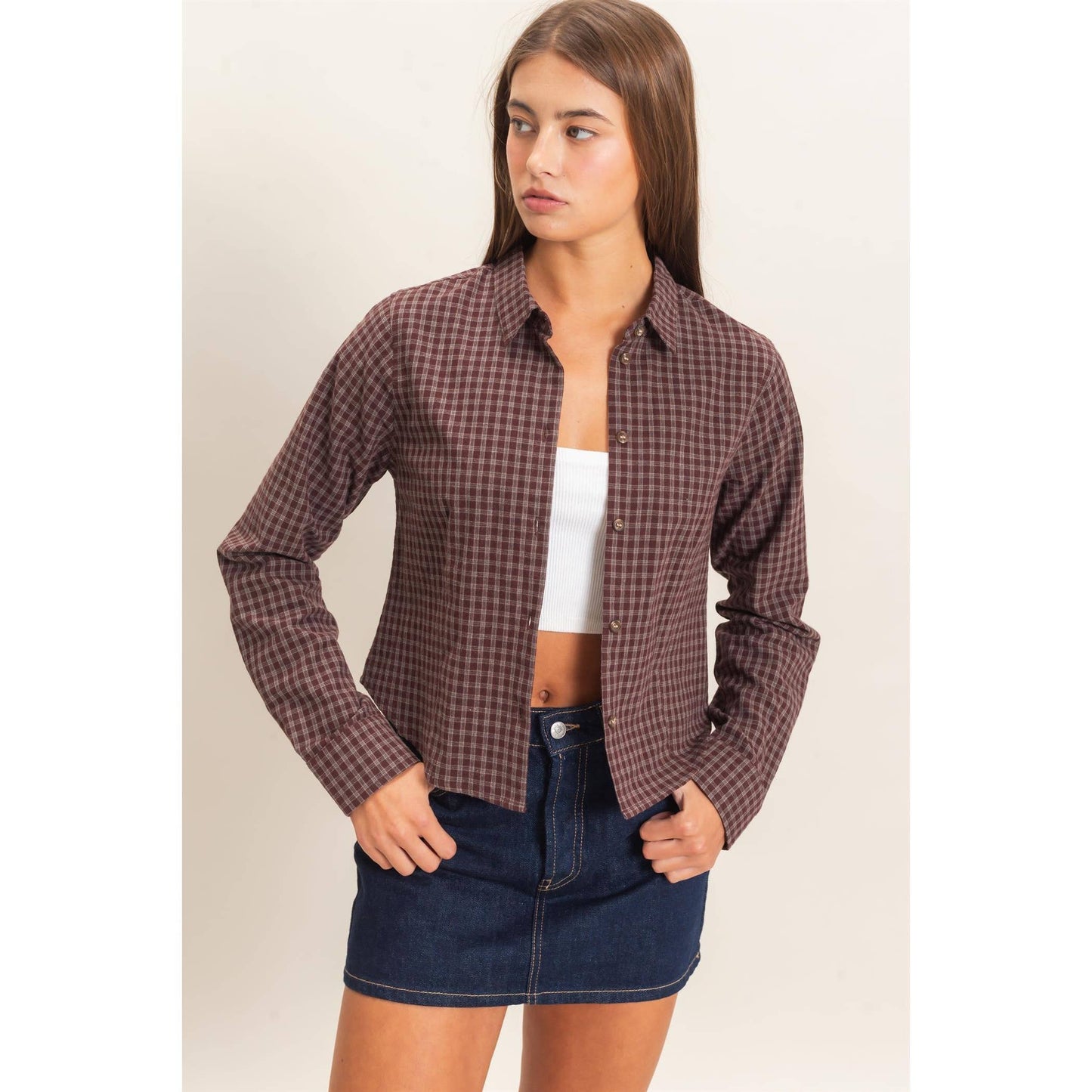 Plaid Long Sleeve Shirt