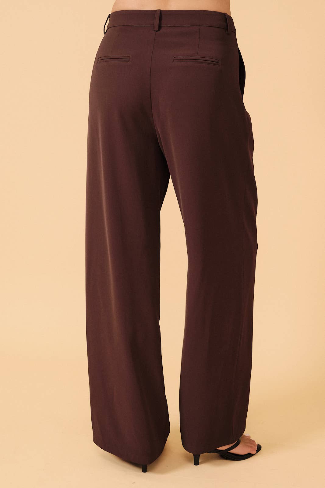 High Waist Wide Leg Trousers
