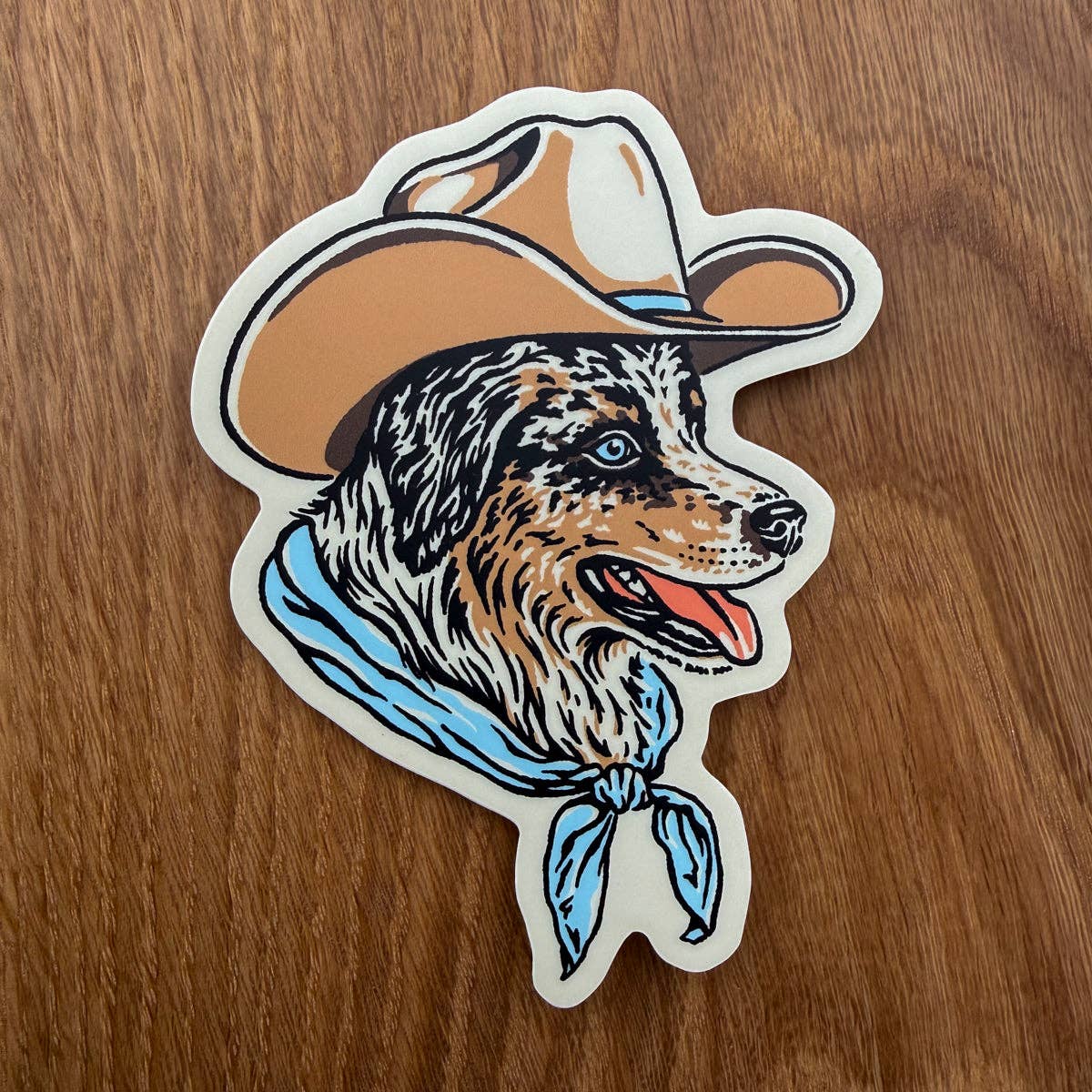 Australian Shepherd Matte Vinyl Sticker