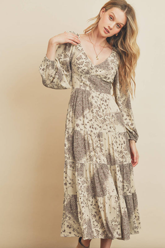 Flower Patch Tiered Dress