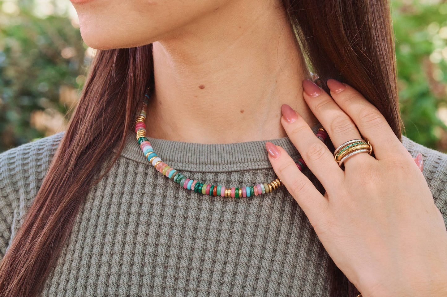 Julia Multi Beaded Necklace