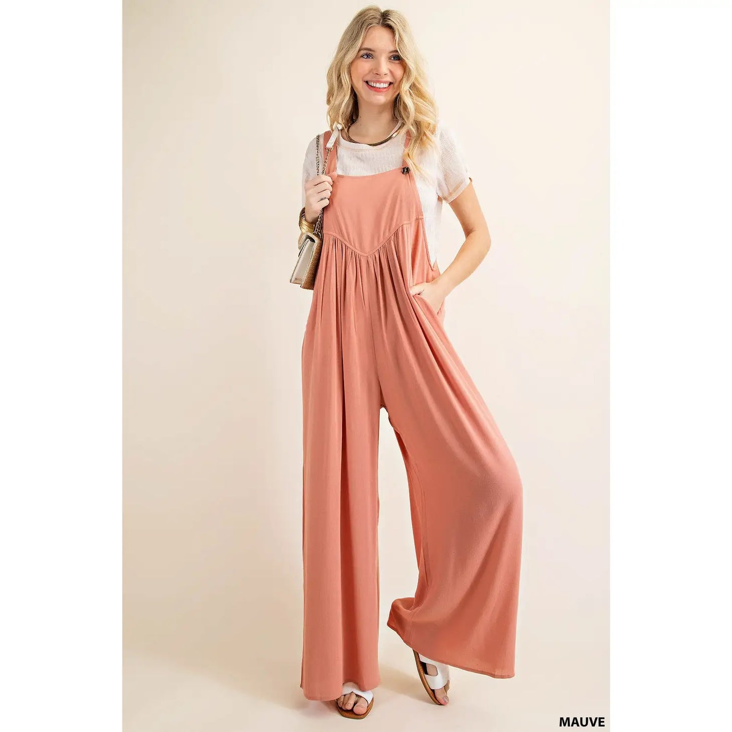 Overall Rayon Crepe Jumpsuit