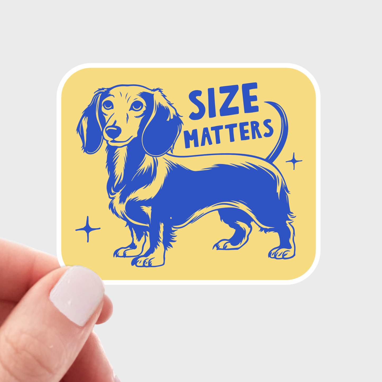 Size Matters Sticker