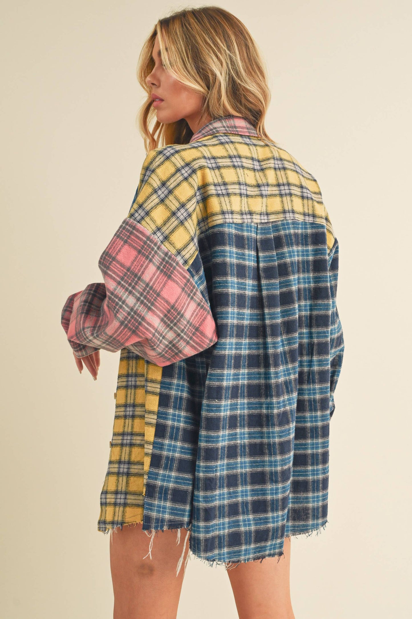 The Neela Multi Color Plaid Flannel Shirt