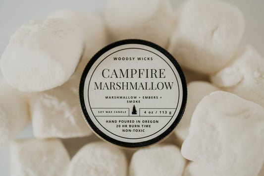 Campfire Marshmallow Candle