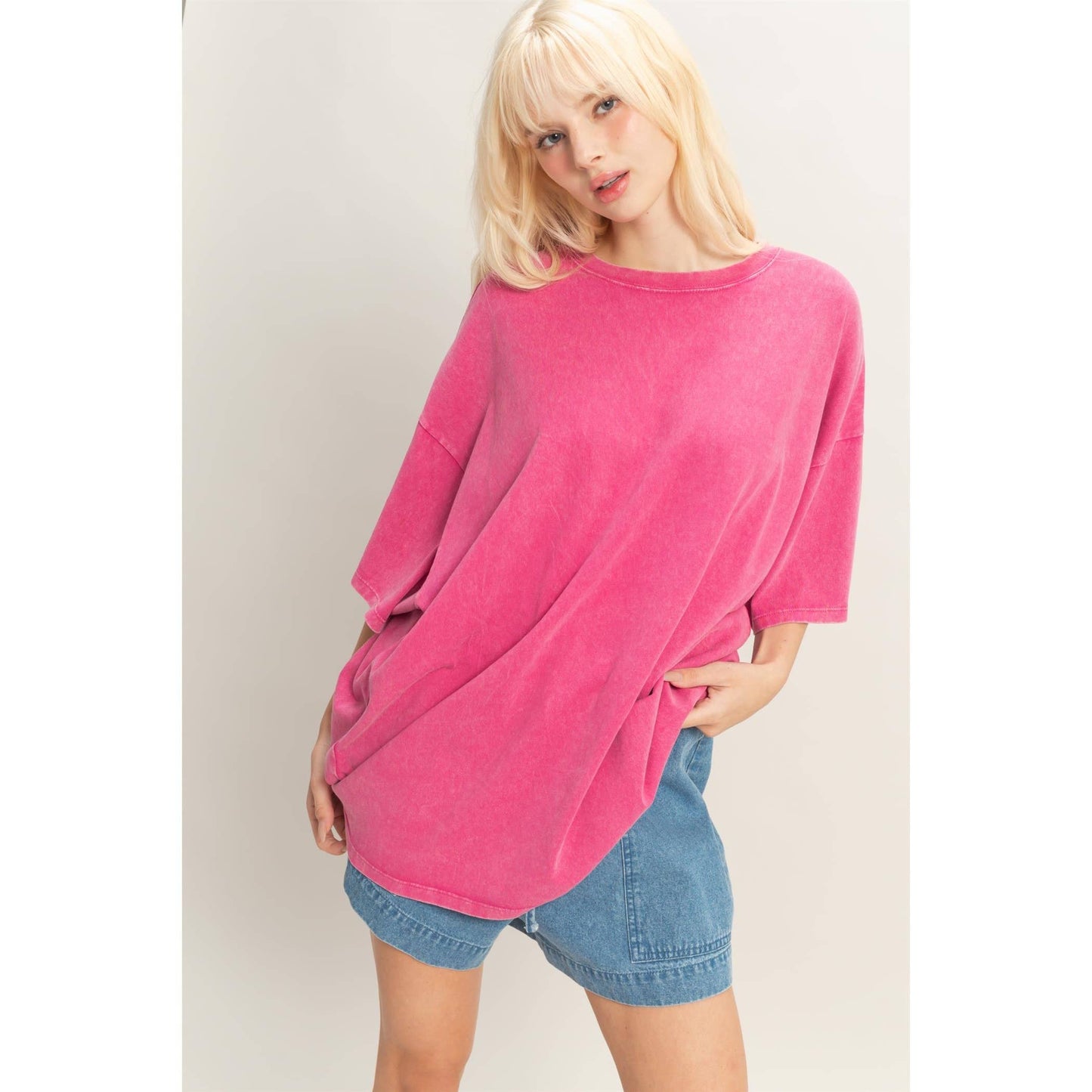 Oversized Mineral Wash T-Shirt