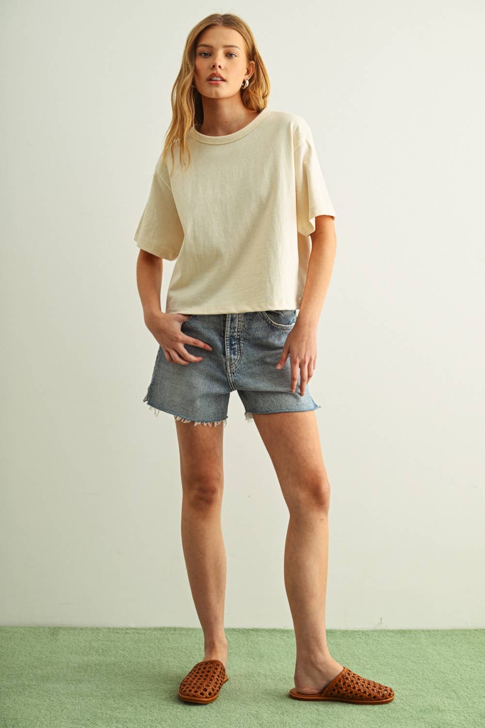 Natural Cotton Basic Top