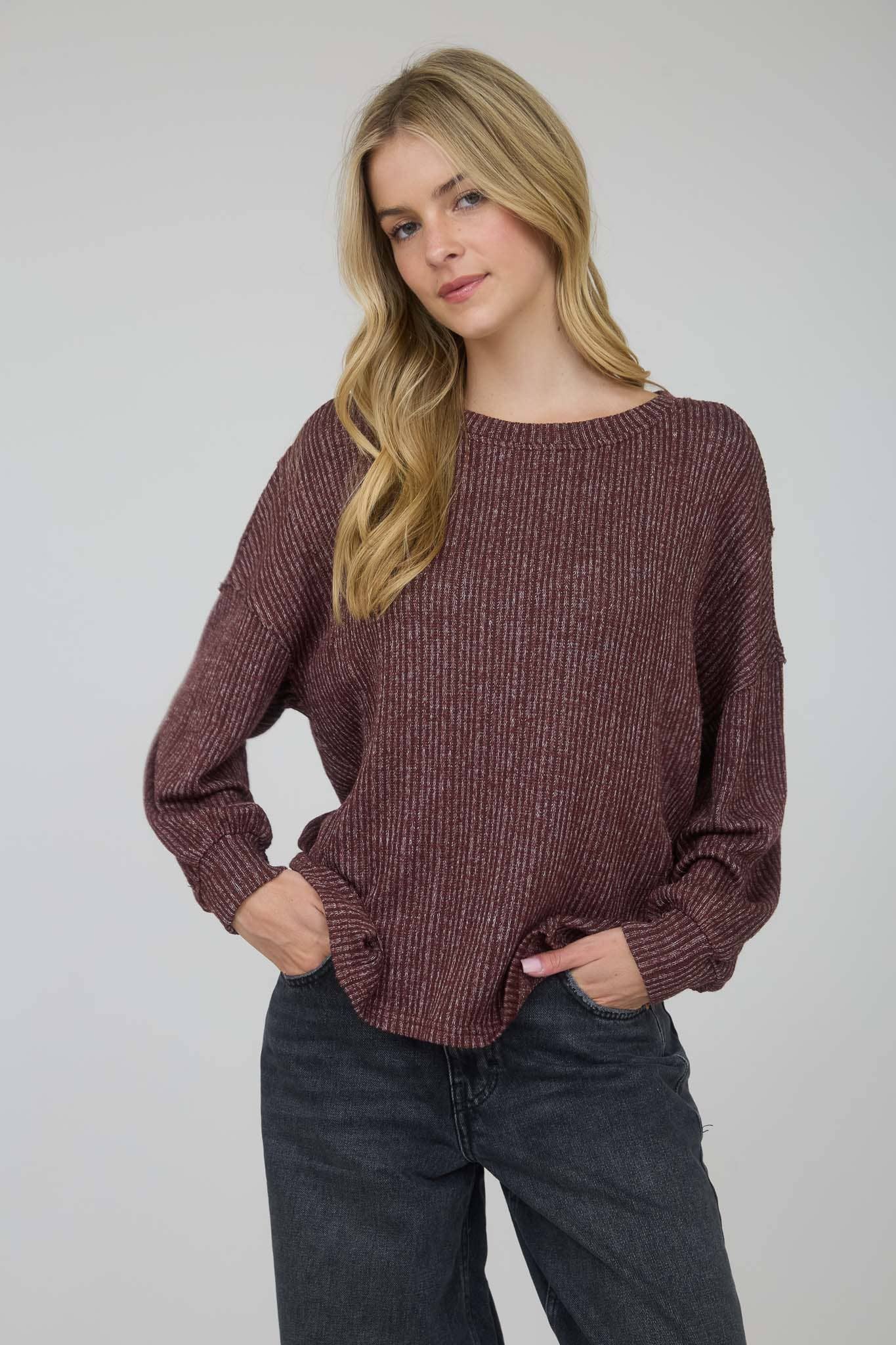 Long Sleeve Knit Top
