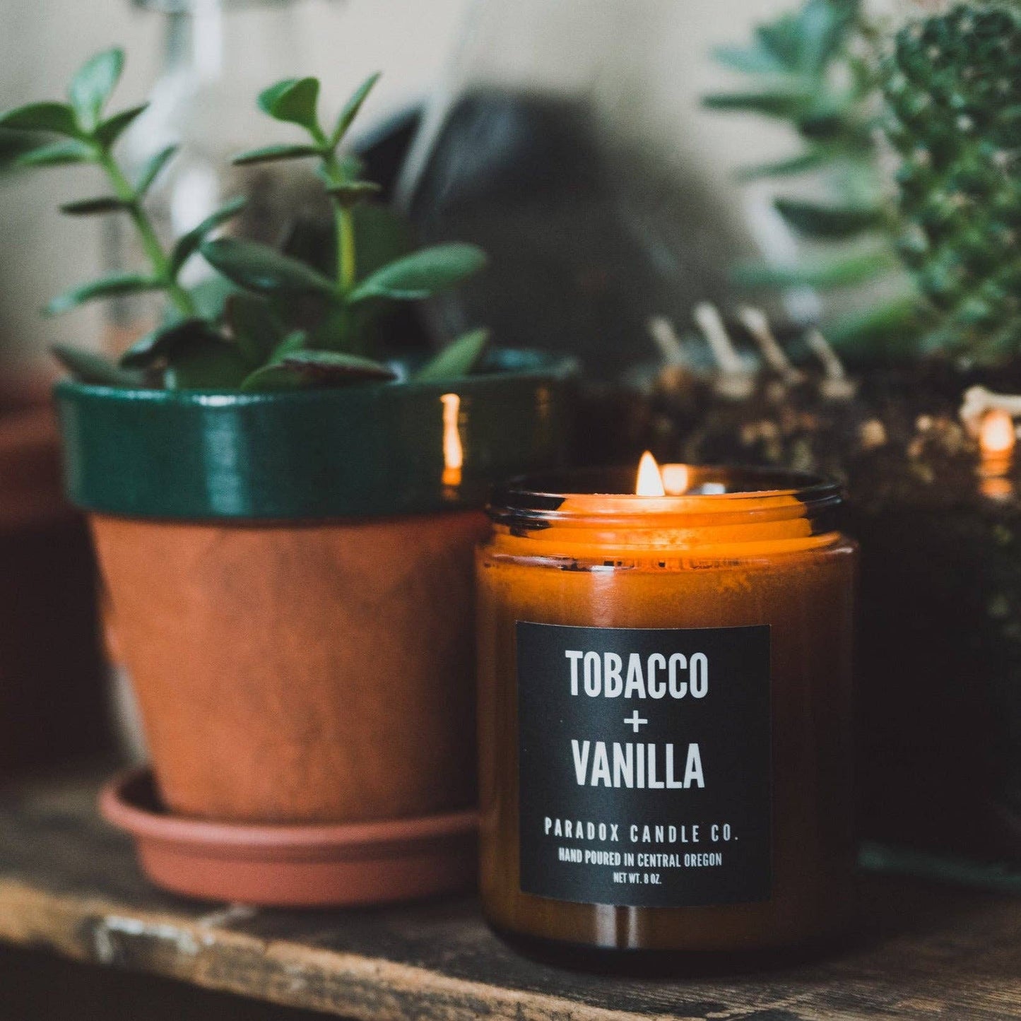 Tobacco + Vanilla Candle 8Oz