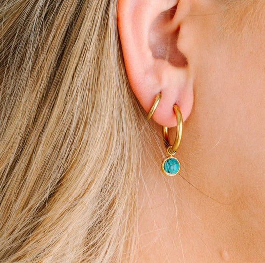 Pierced Co Turquoise Charms