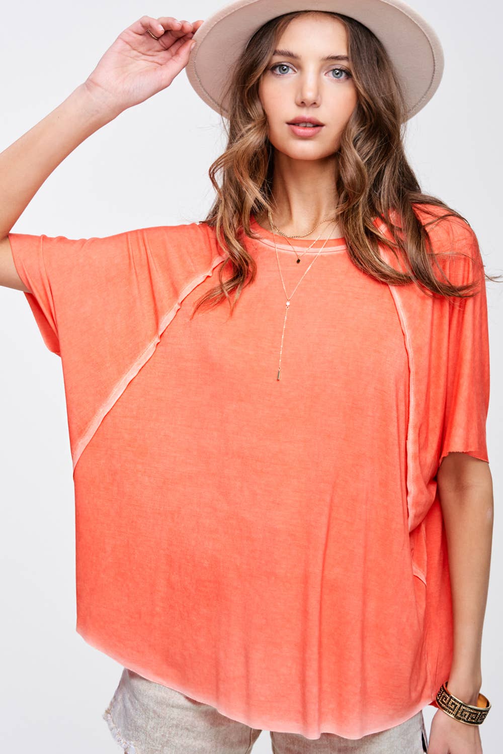 Batwing Short Sleeve Top