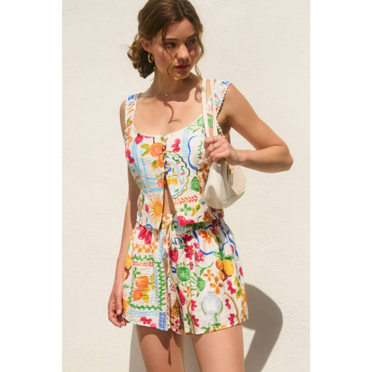 Sweetest Thing Lace Trim Tank Top