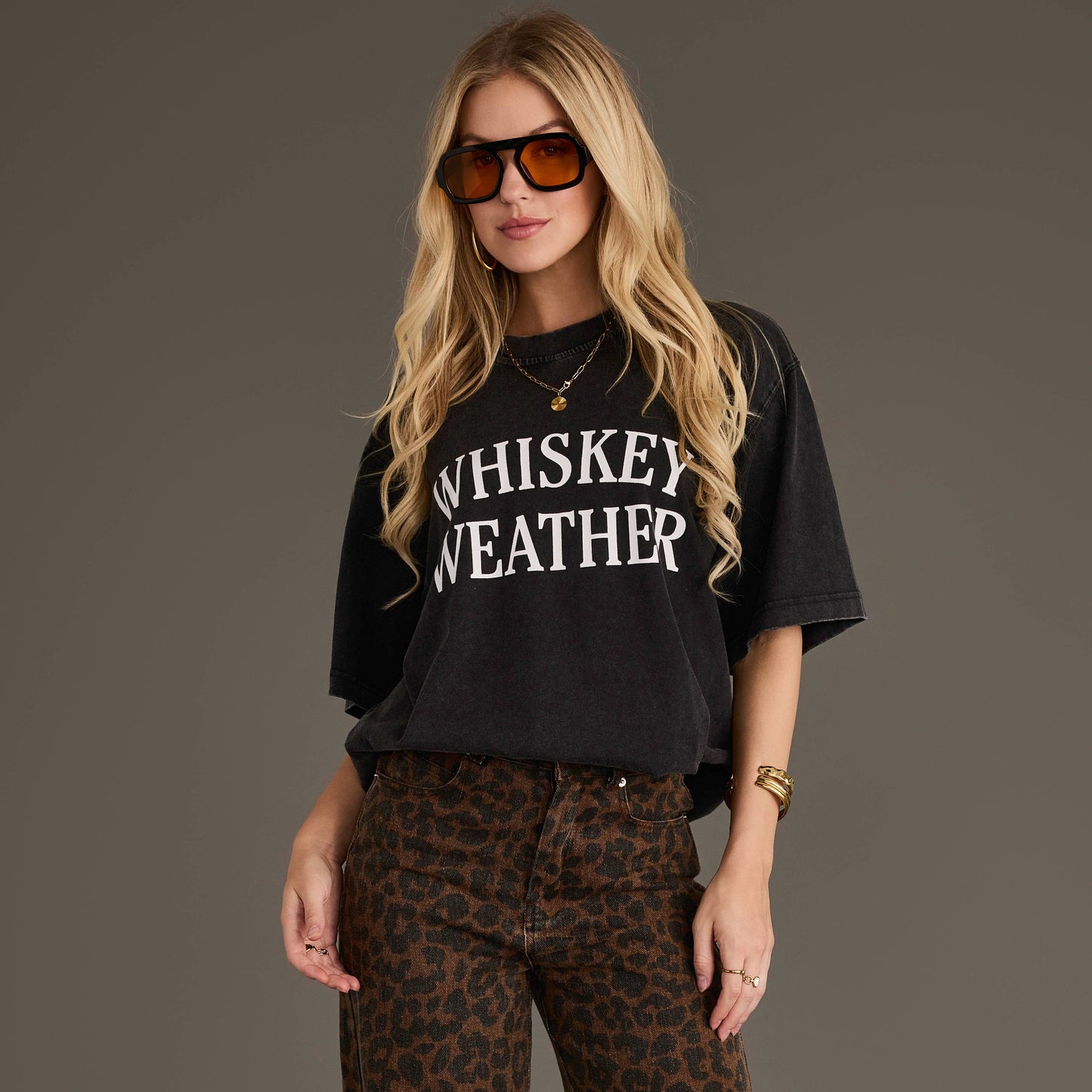 Black Whiskey Weather Tee