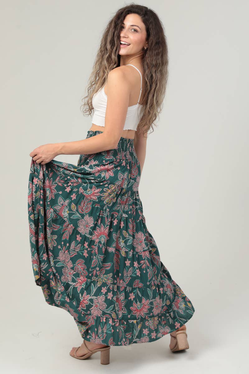 Floral Maxi Skirt