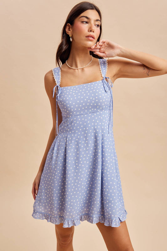Polka Dot Mini Dress