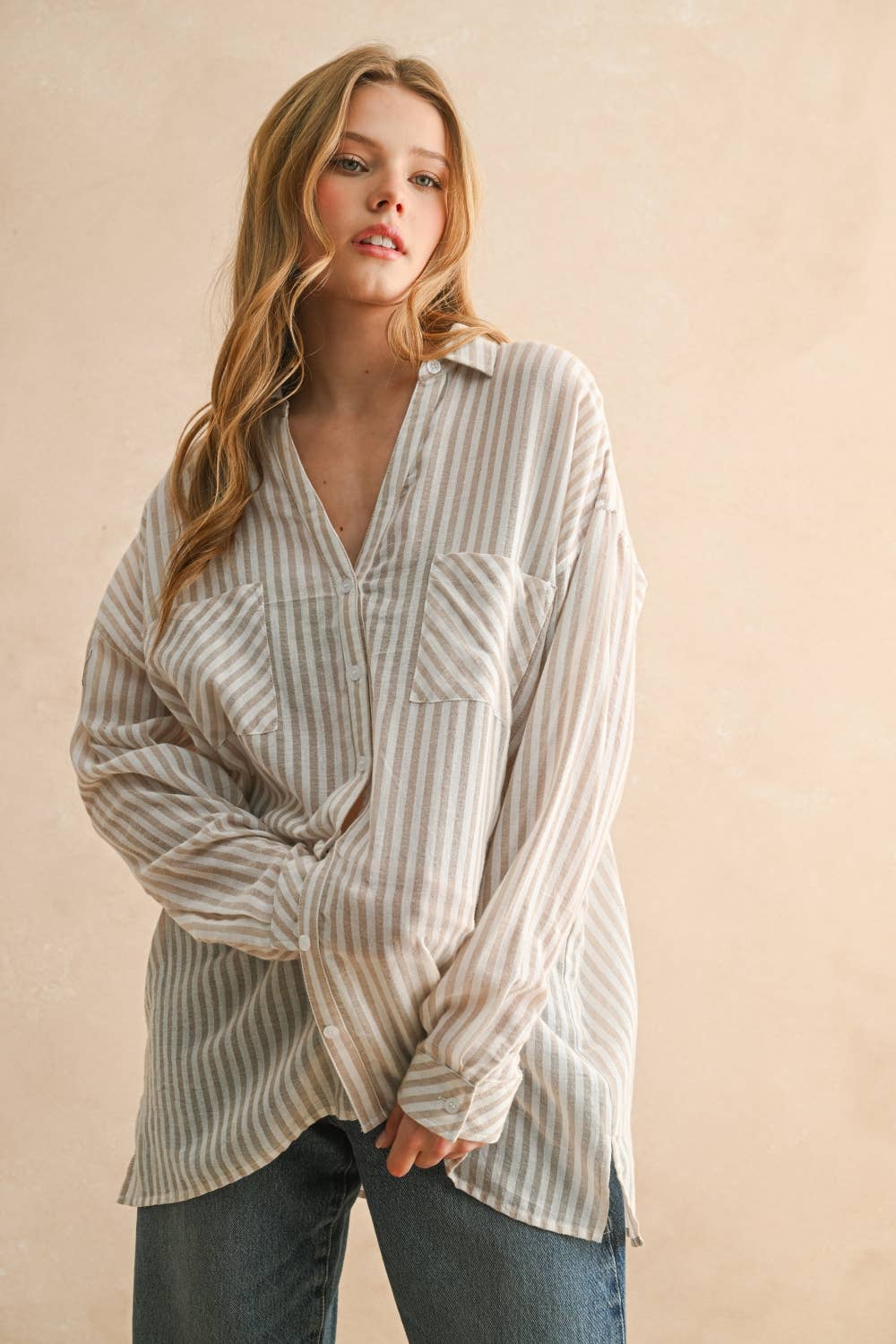 Stripe Button Down