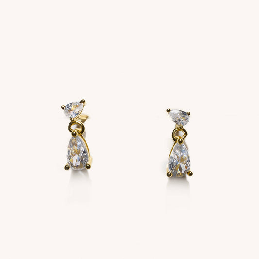 Charlie Gem Dangle Studs