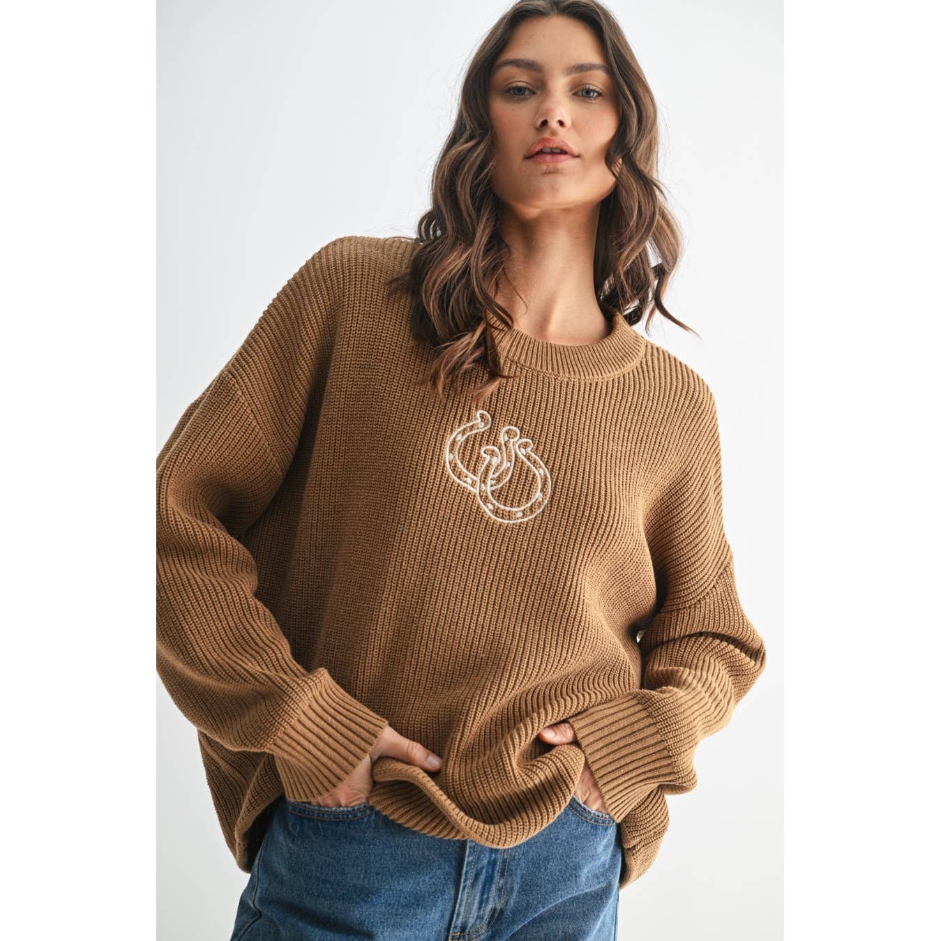Double Horseshoe Knit Sweater
