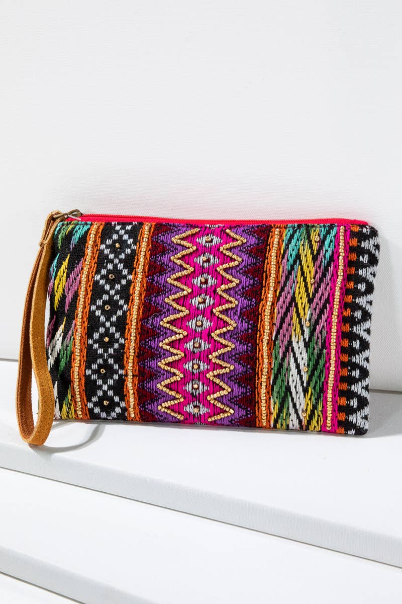 Handmade Ethnic Pattern Clutch