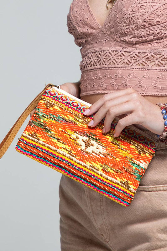 Sonnet Handmade Pattern Clutch