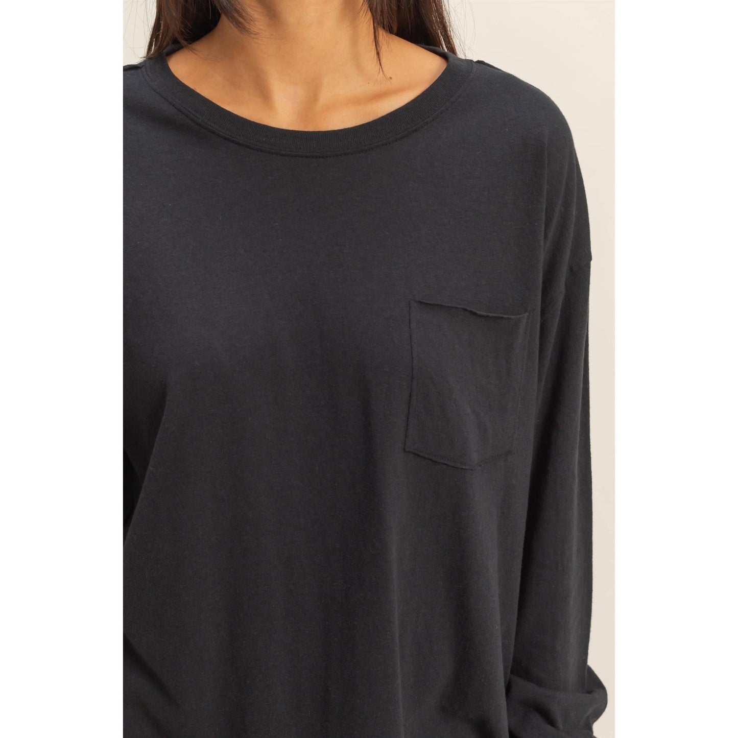 Long Sleeve Pocket T-Shirt