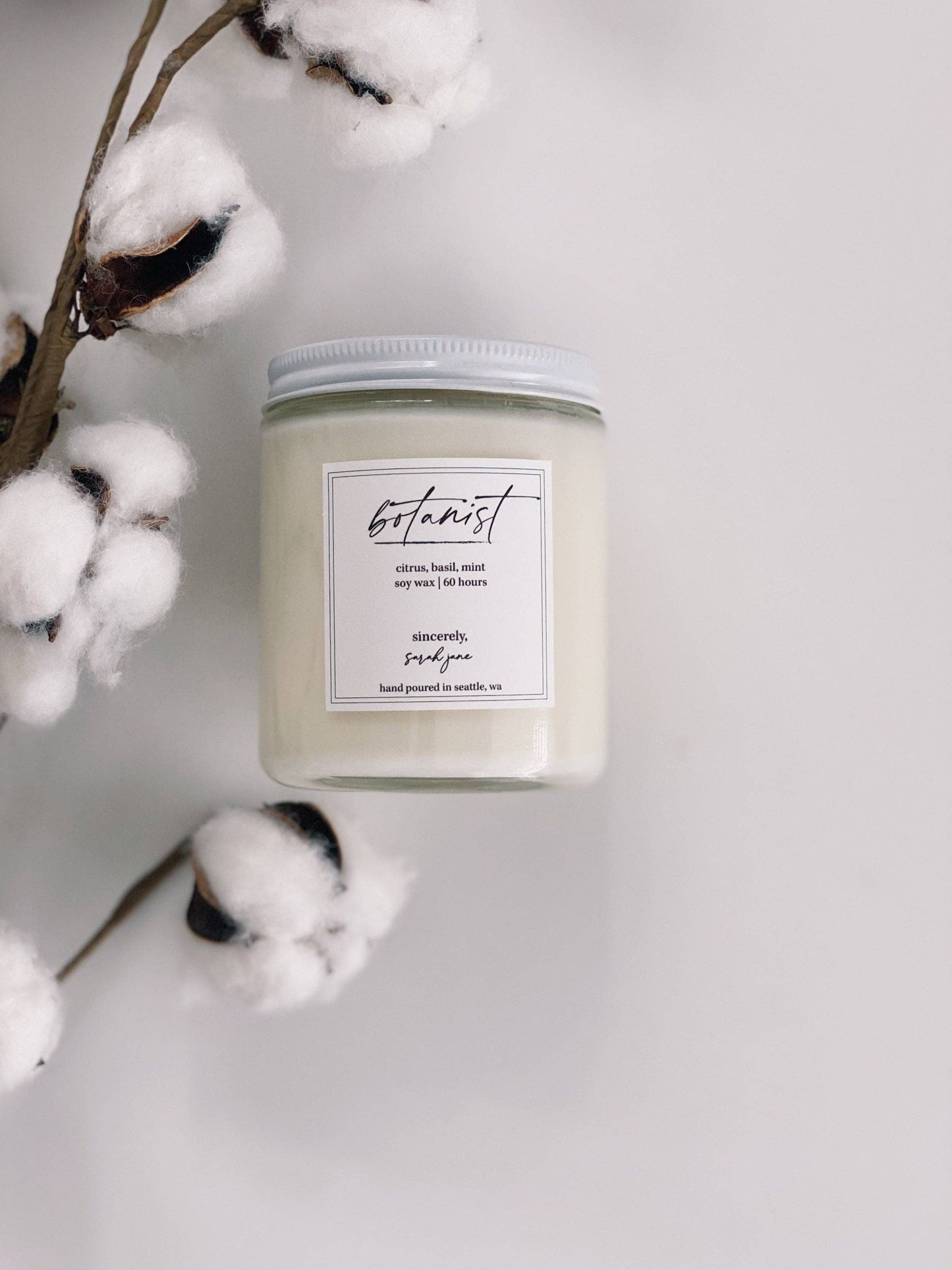 Botanist Candle - Citrus, Basil, Mint