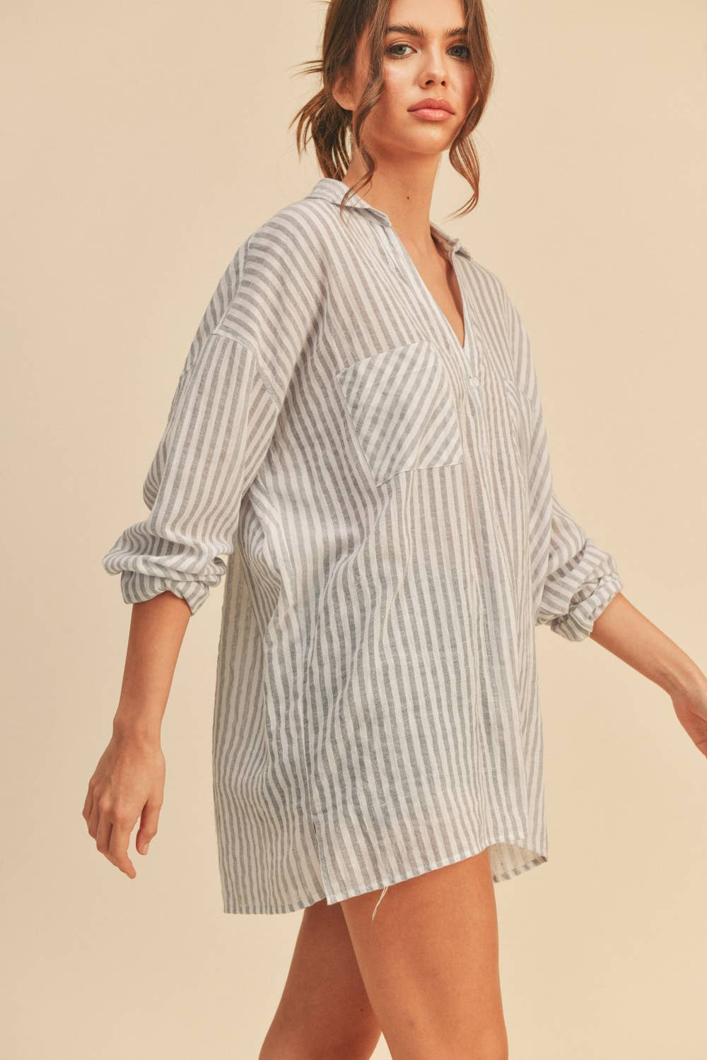 Stripe Button Down