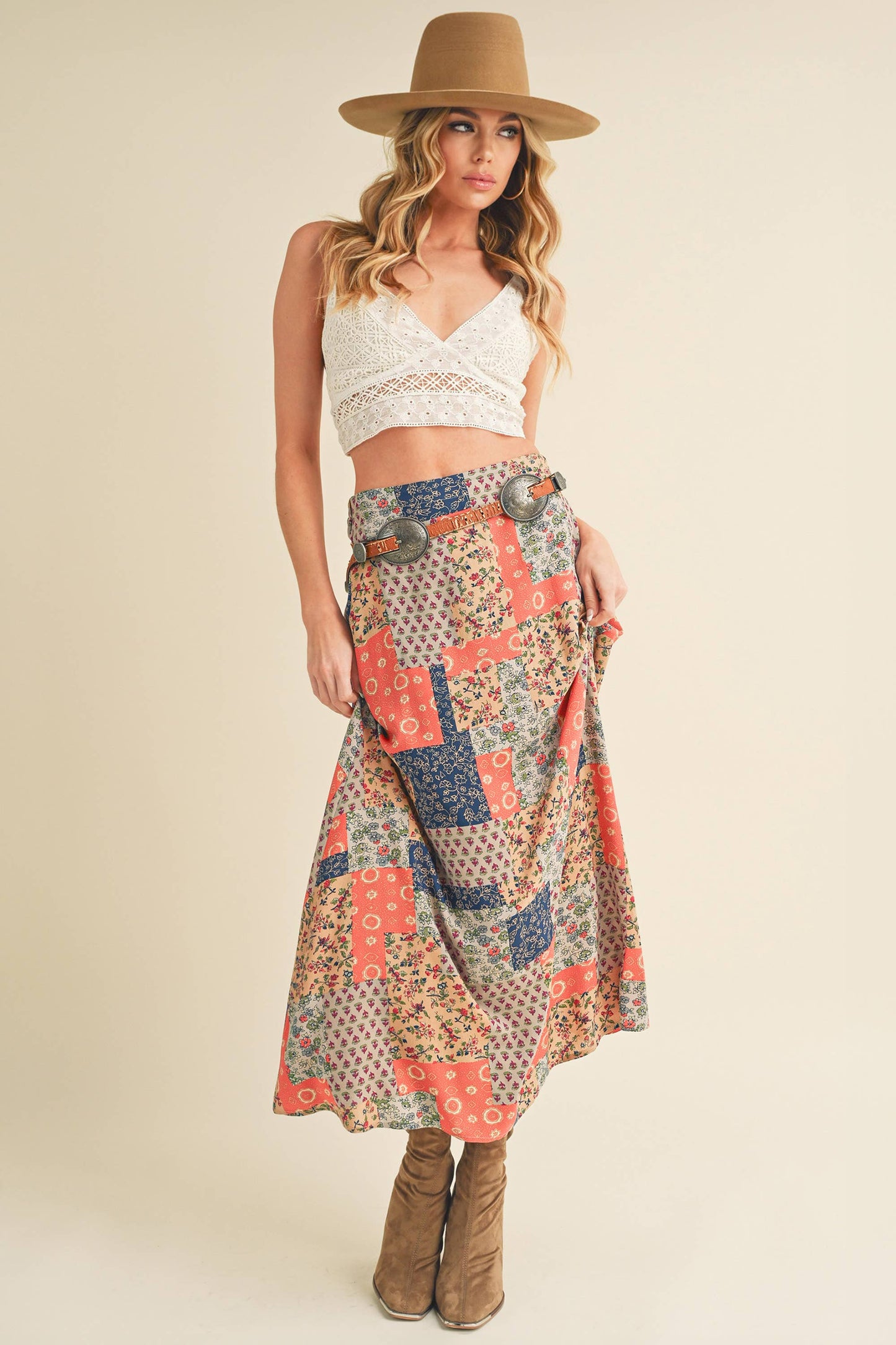 The Bradyn Print Skirt