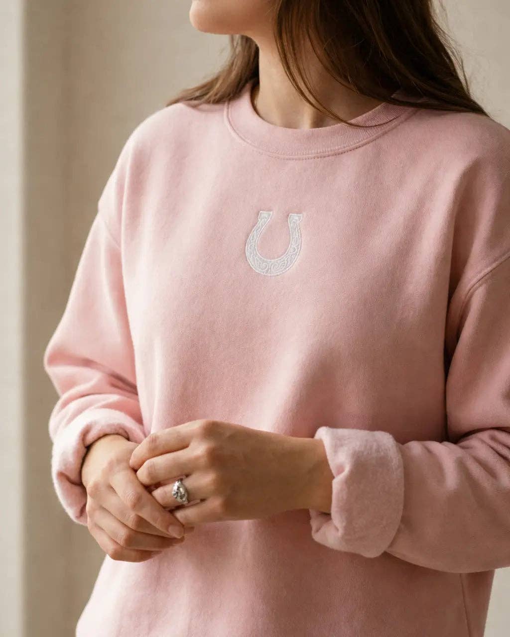 Lucky in Love Horseshoe Sweatshirt