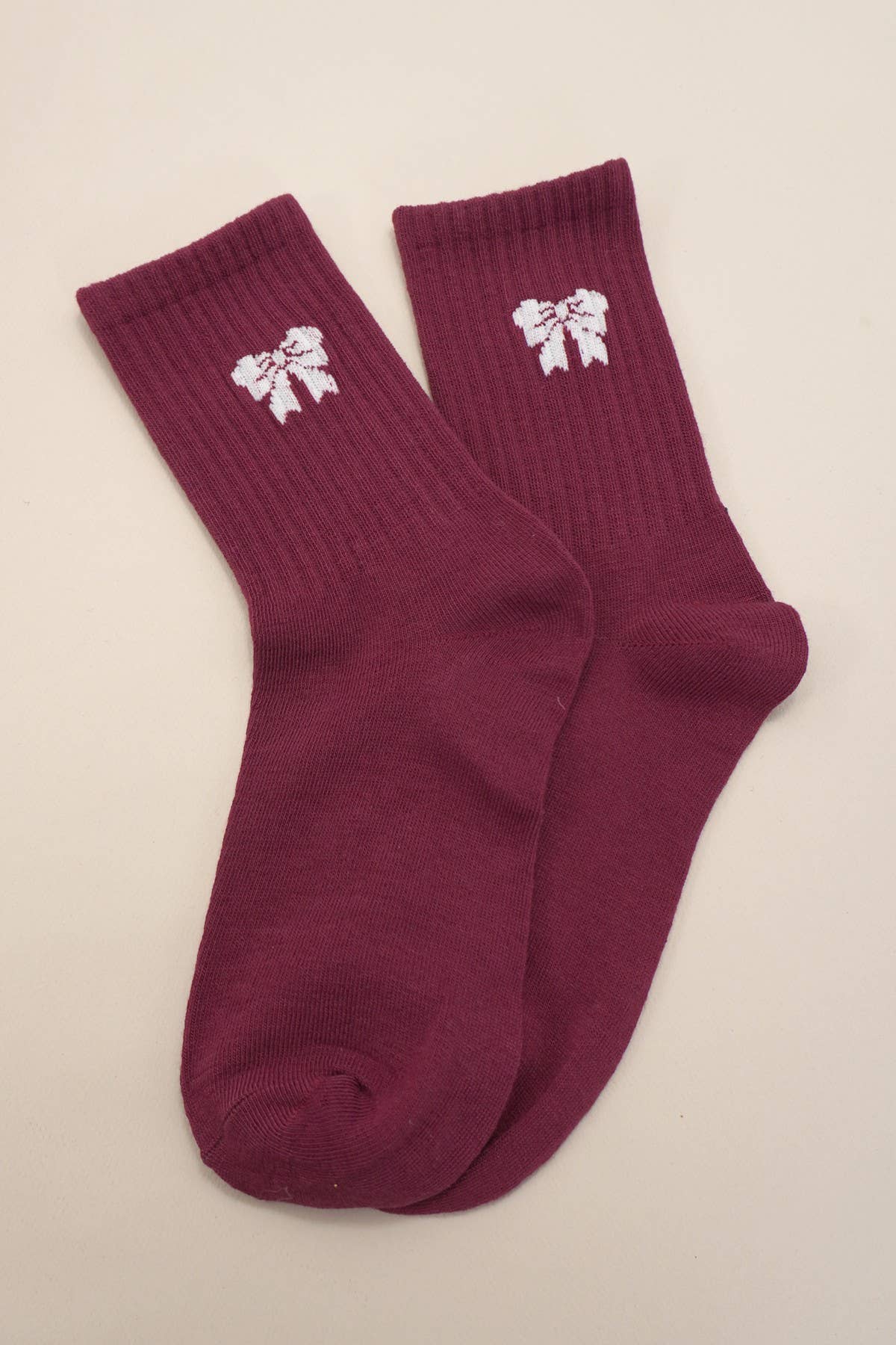 Bow Half Crew Socks