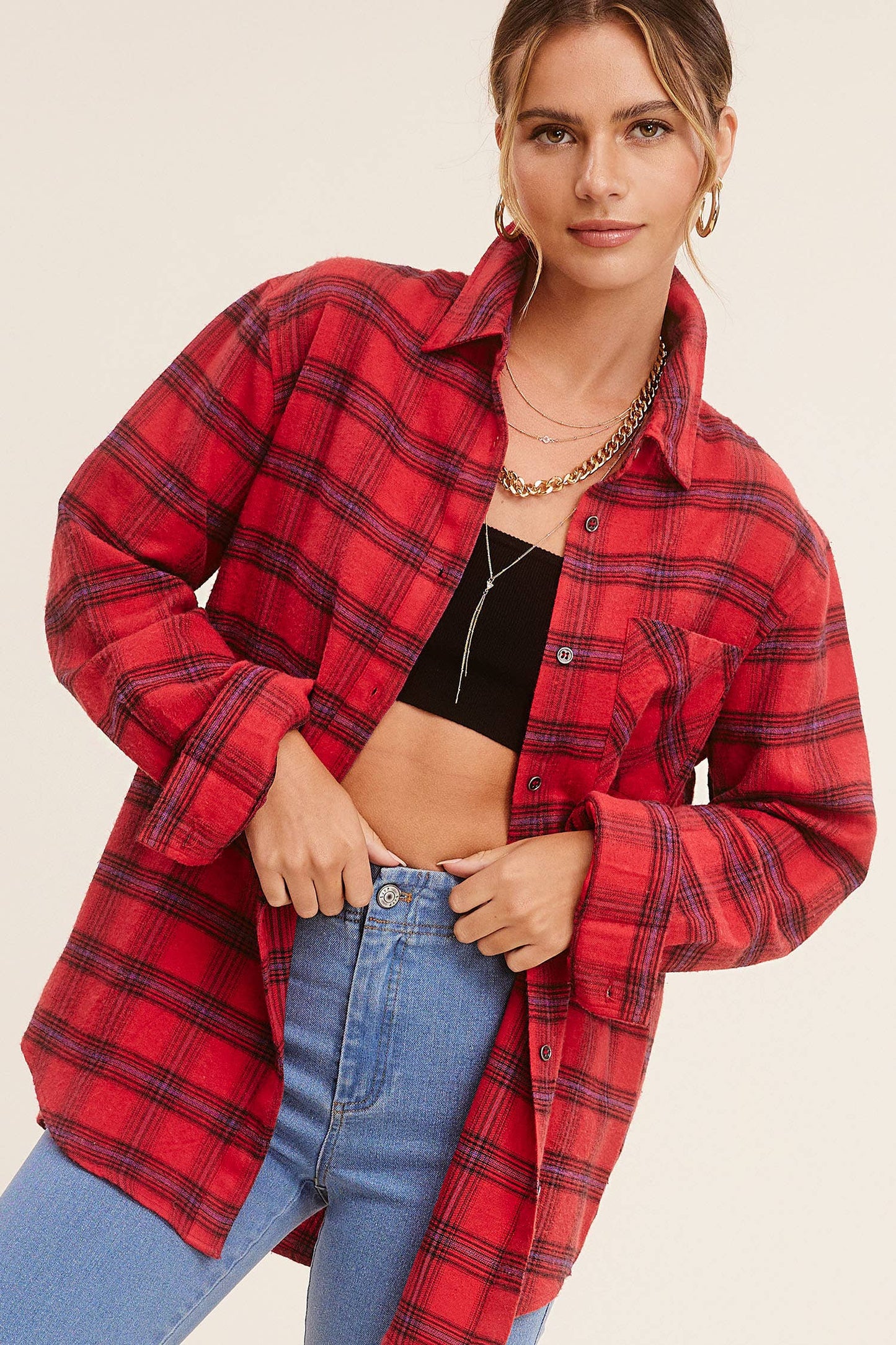 Loose Fit Flannel
