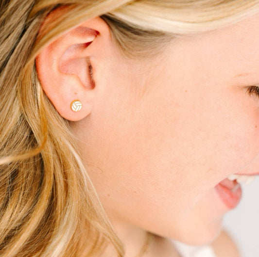 Volleyball Pierced Co Earrings