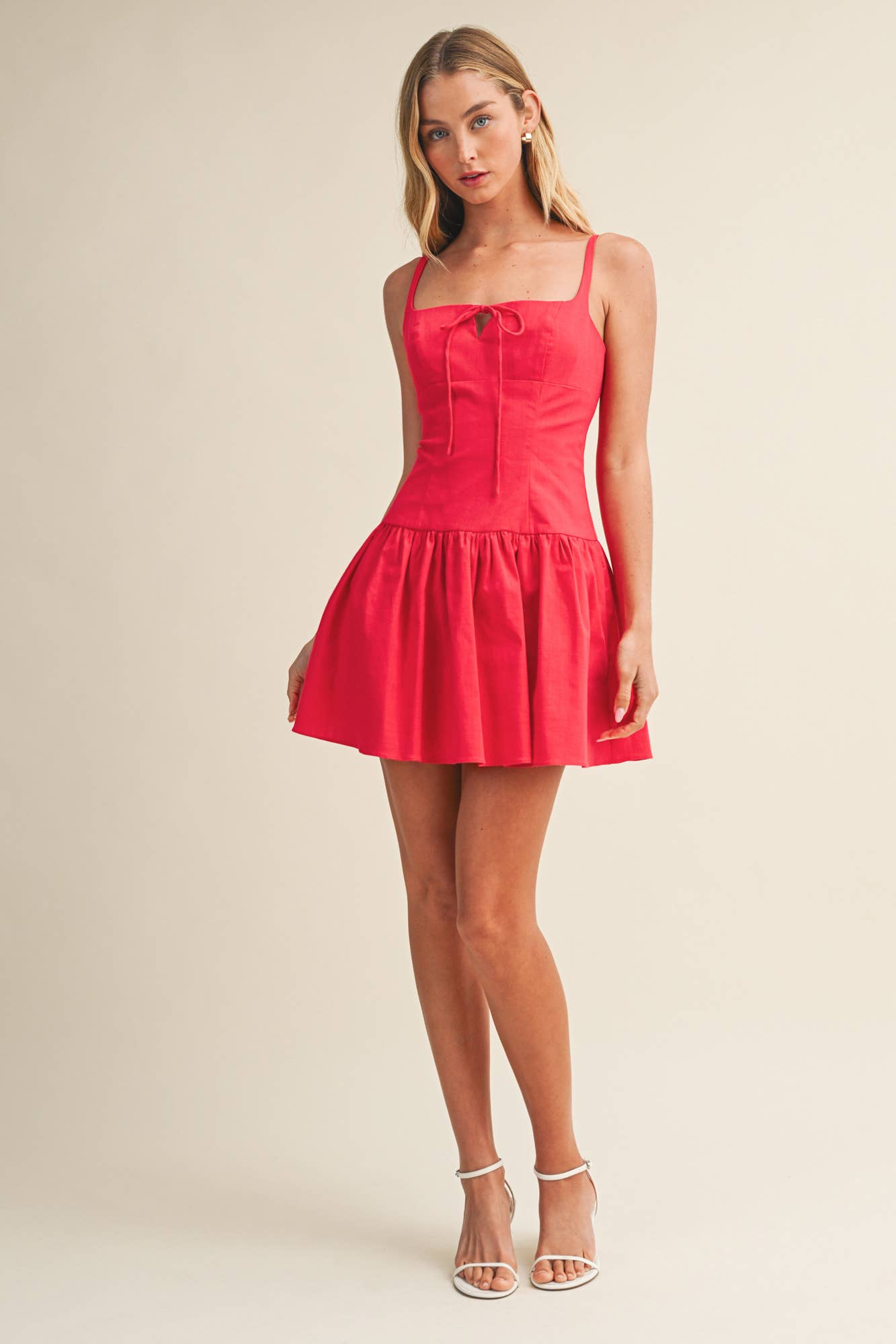 Drop Waist Skort Dress