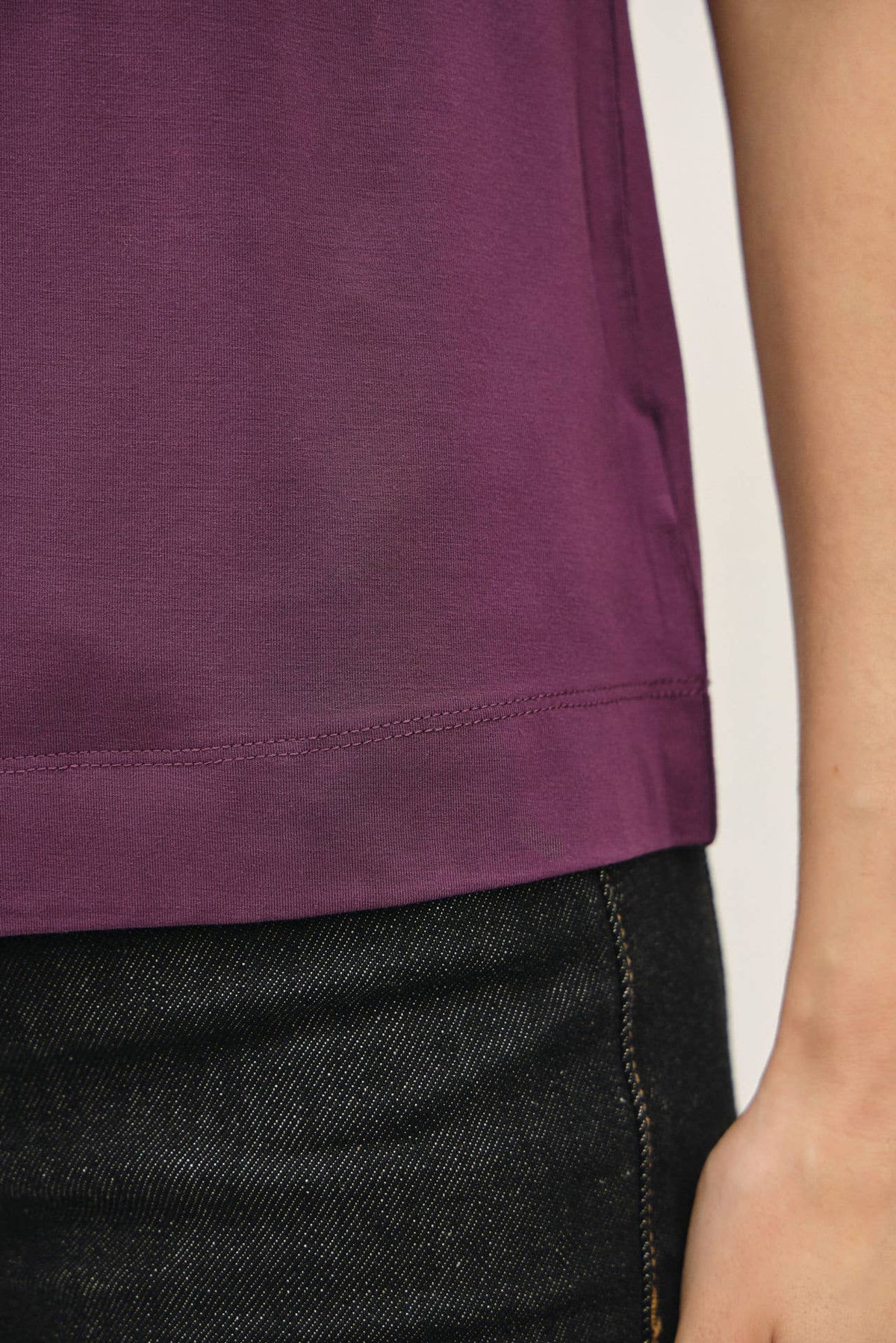 Bamboo/Modal Basic Round Neck T-Shirt