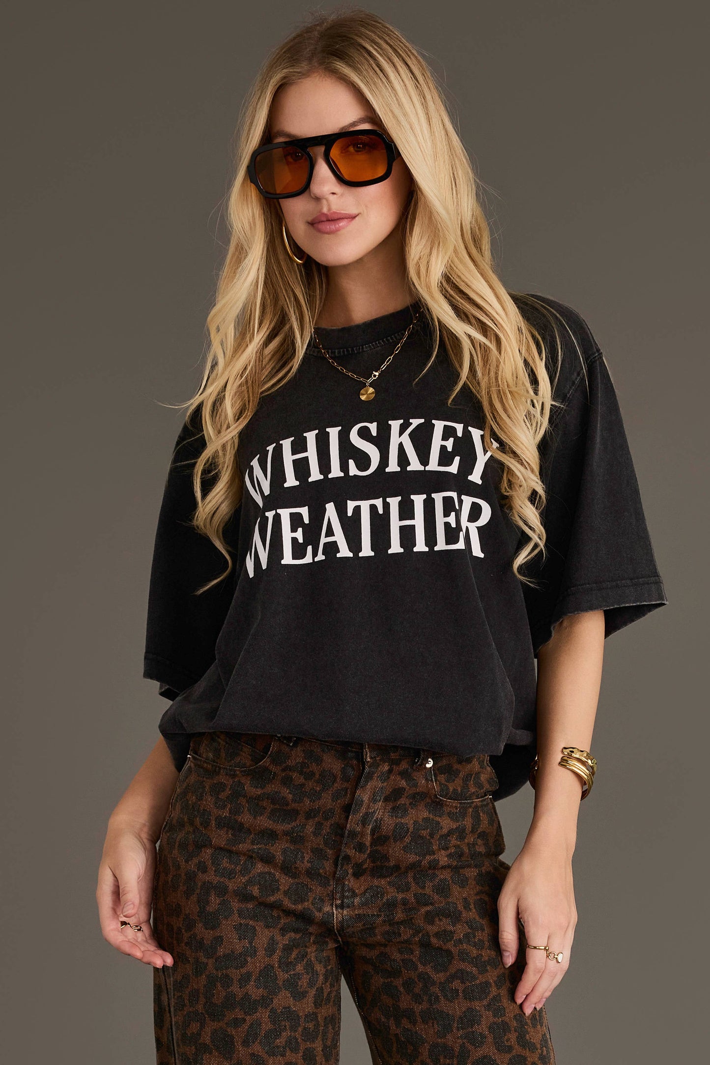 Black Whiskey Weather Tee