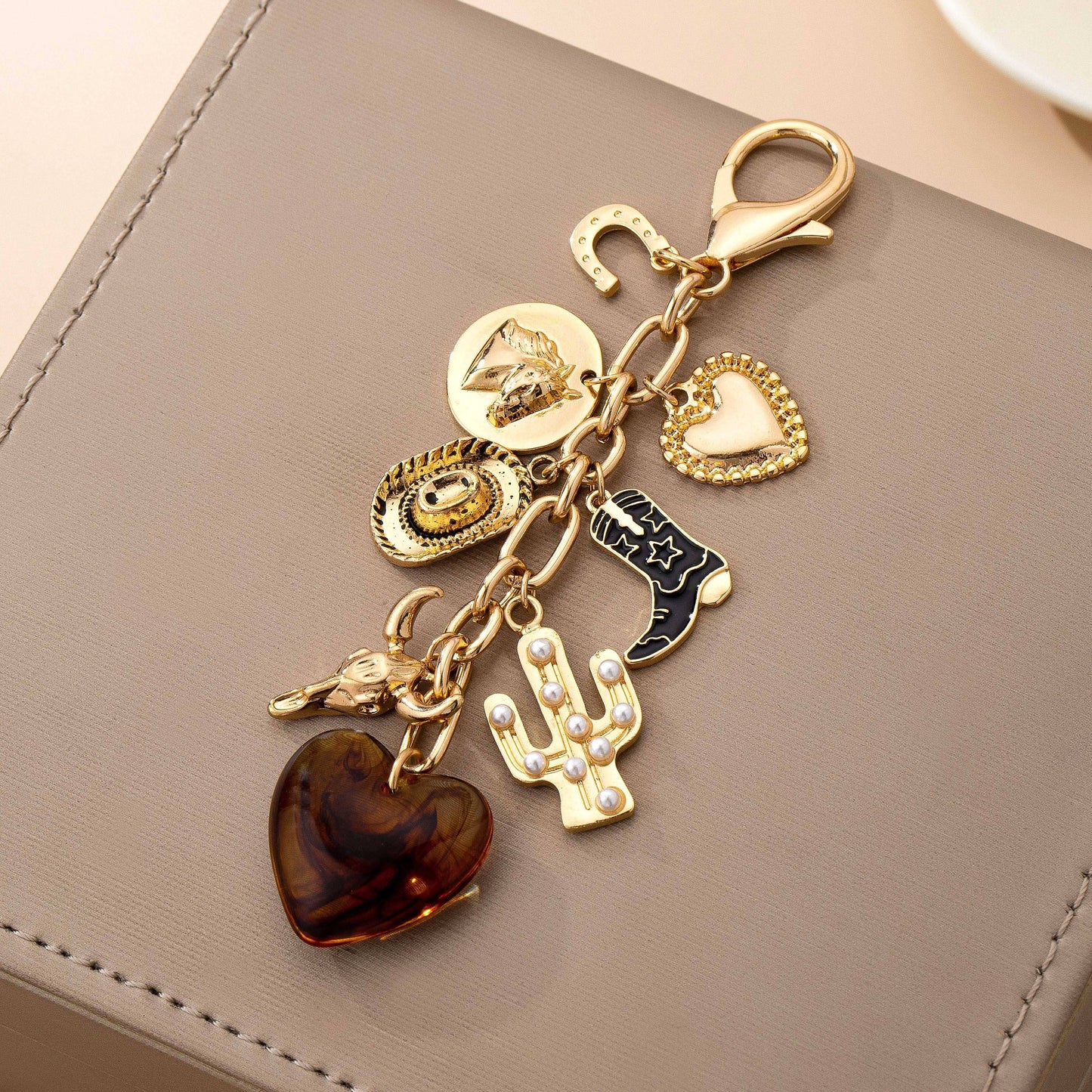 Western Style Bag Charm