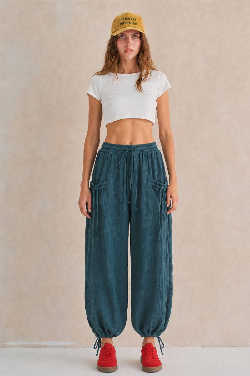 Vintage Gauze Jogger Pants