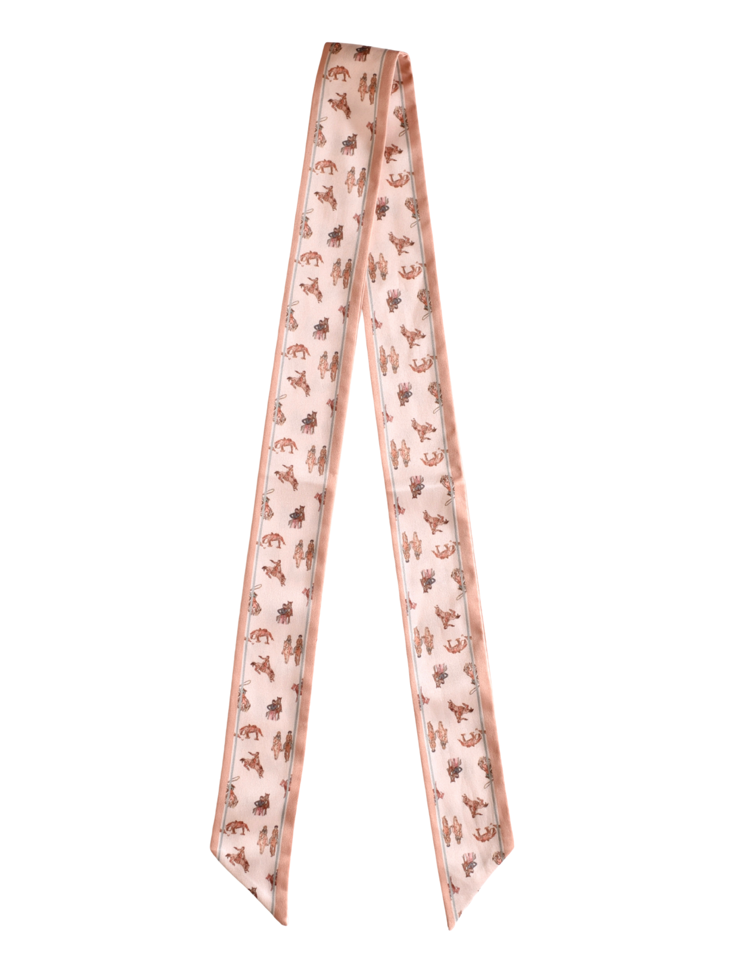 Saddle Club Silk Western Cowgirl Twilly Scarf