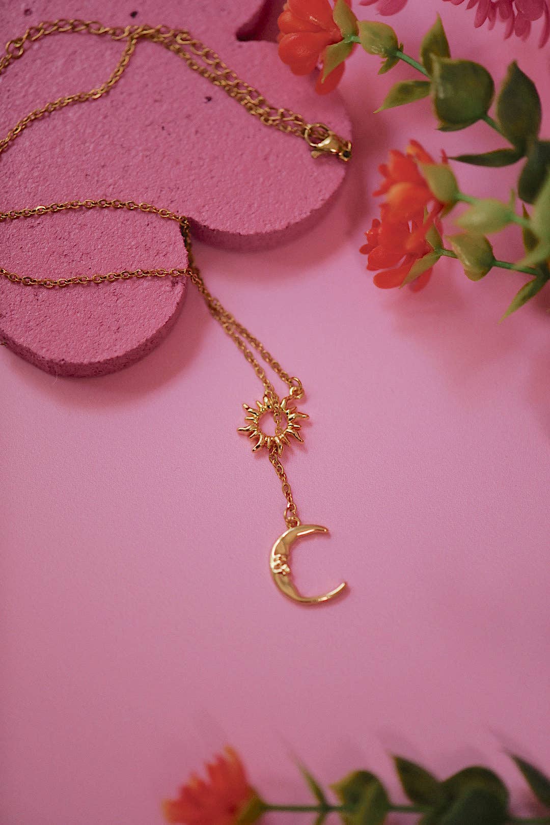 Luna Adjustable Necklace (Gold + Silver)