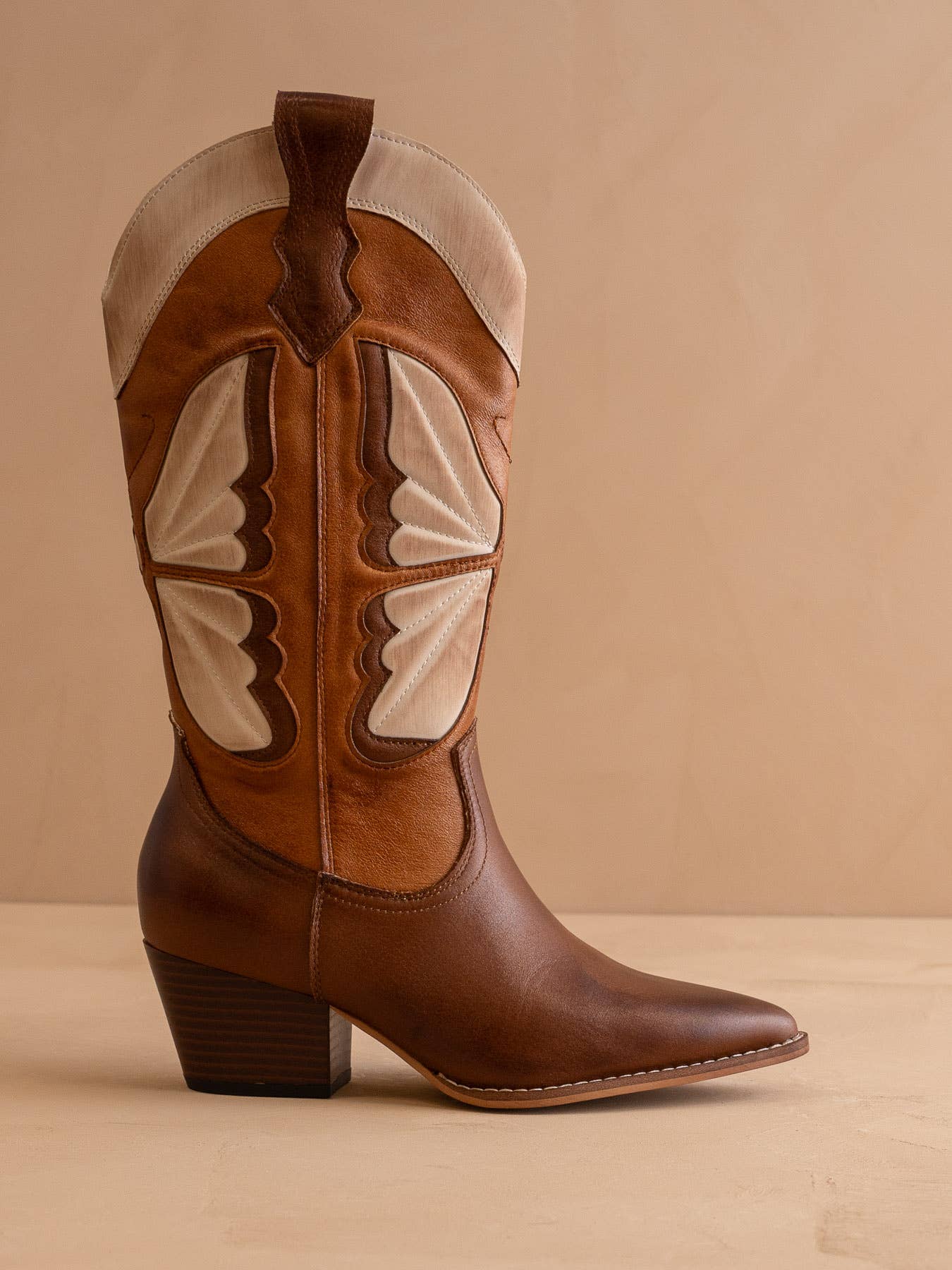 The Fairy | Camel Western Butterfly Boot