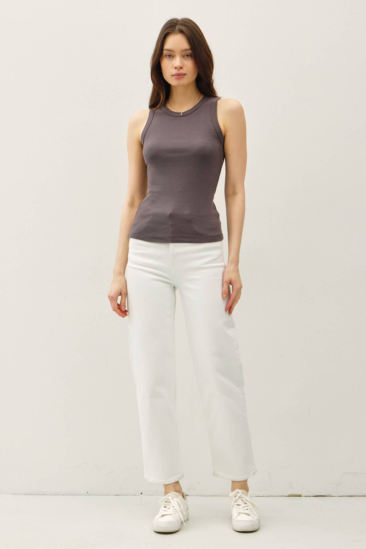 Basic Cotton Round Neck Tank