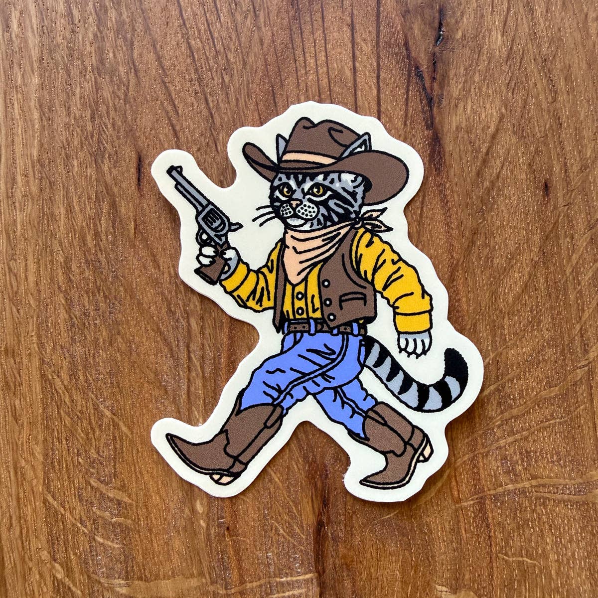 Gunslinger Glossy Matte Vinyl Sticker