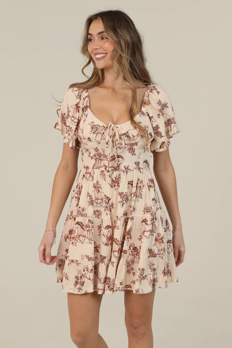 Horse Print Dress