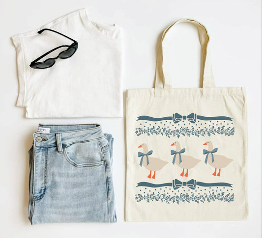 Vintage Goose Tote Bag